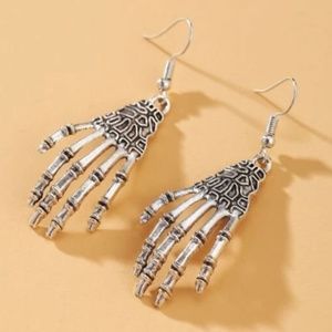 Skeleton Hand Earrings